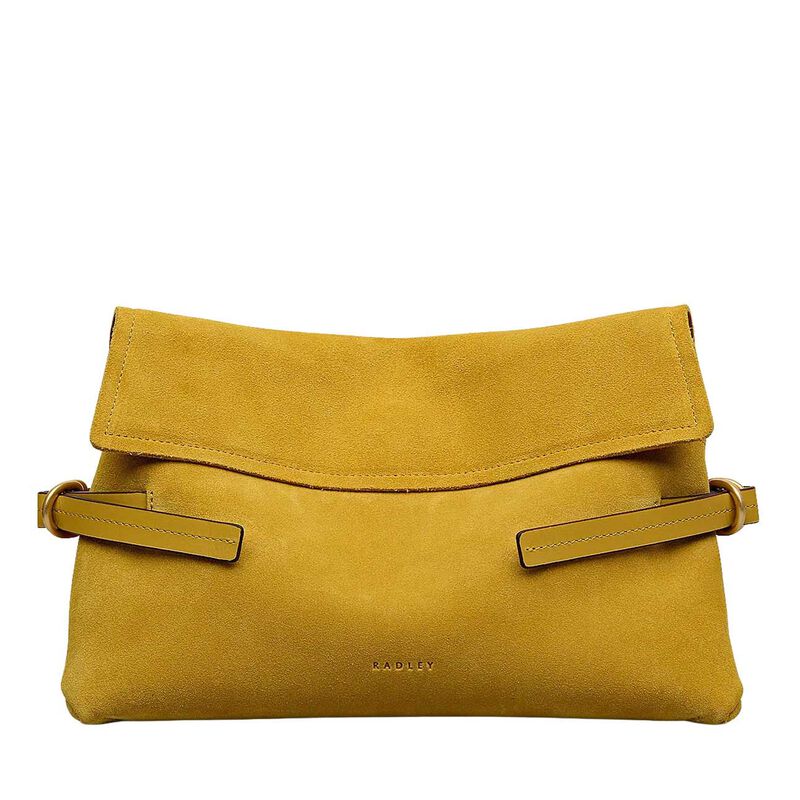 Radley Fleet Street Suede Medium Flapover Clutch Bag image number 0