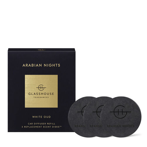 Glasshouse Fragrances Replacement Car Scent Disk&trade; Arabian Nights