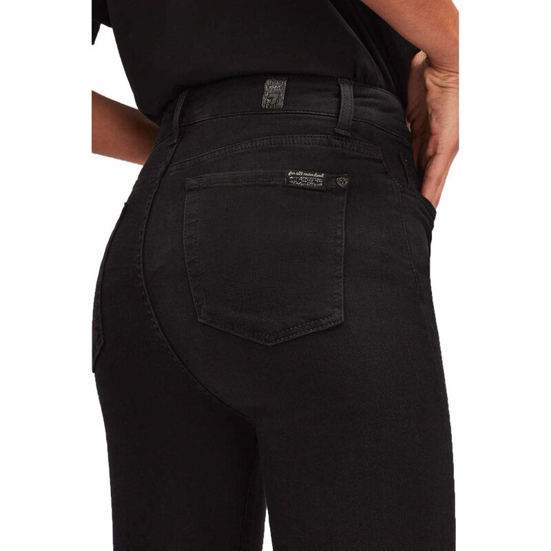 7 For All Mankind Aubrey Slim Illusion Luxe Gravity Black image number 1