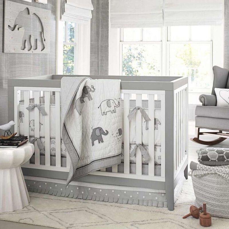 Pottery Barn Kids Taylor Crib Skirt image number 2