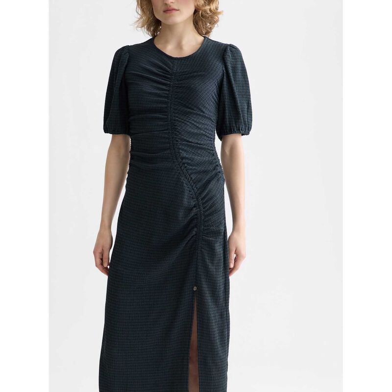 Scotch & Soda Open Structured Jersey Midi Dress image number 3