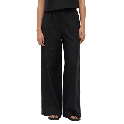 Assembly Label Everyday Linen Pant Black