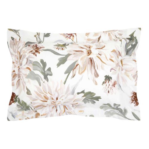 Wallace Cotton In Bloom Oxford Pillowcase Set