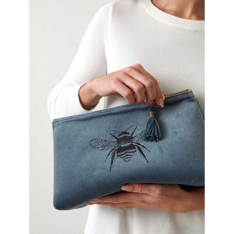 Wallace Cotton Velvet Bee Large Bath Bag image number 1