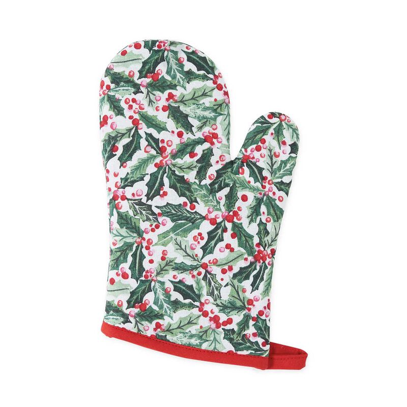 DII Holly Jolly Printed Oven Mitt image number 0