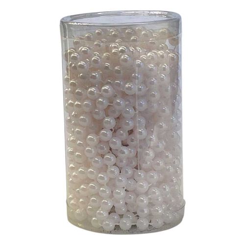 Bead Garland -White 10mx8mm