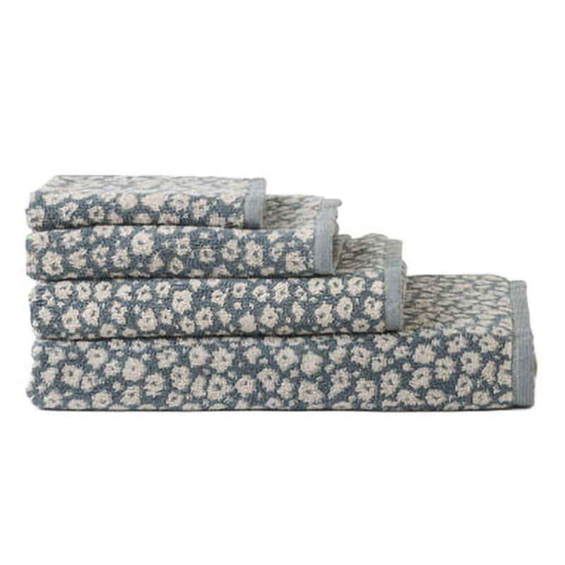 Citt&agrave; Forget Me Not Cotton Face Cloth Cod/Oat 35x35cm image number 0