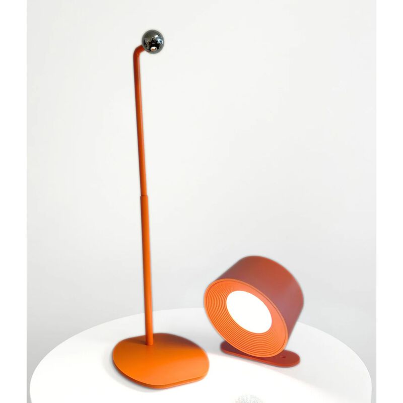 Stellar Haus 360° Orange LED USB Table Lamp image number 1
