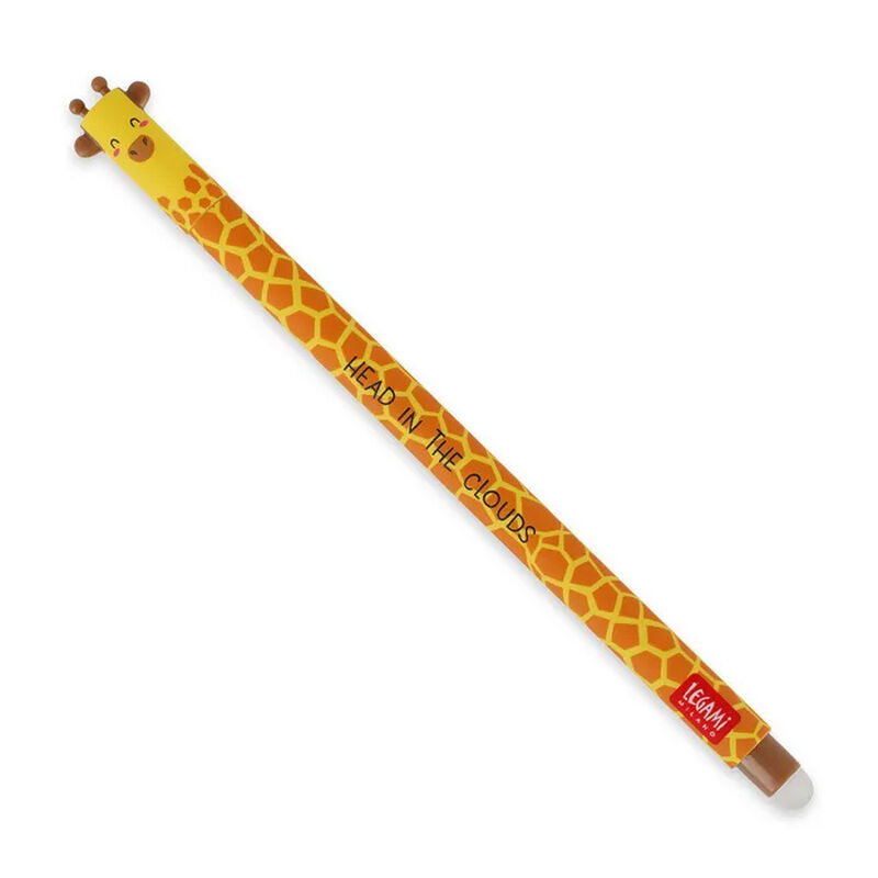 Legami Giraffe Erasable Gel Pen - Black Ink image number 0