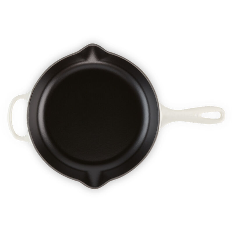 Le Creuset Cast Iron Round Skillet 26cm - Meringue image number 2