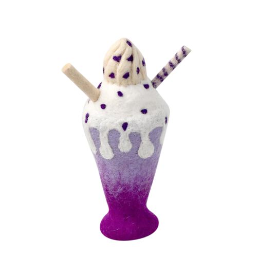 Tara Treasures Felt Blueberry Milk Shake Play Food