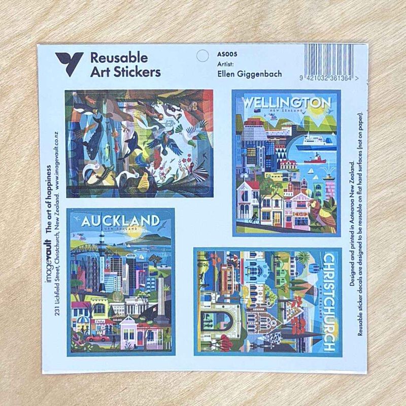 Ellen Giggenbach New Zealand Art Stickers image number 1