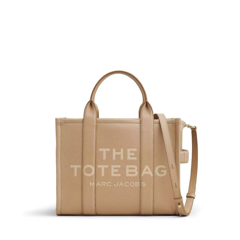 MARC JACOBS The Leather Medium Tote Bag image number 0