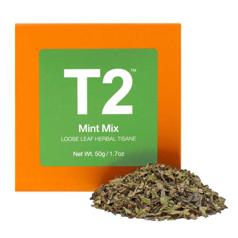 T2 Mint Mix Loose Leaf Cube 50g image number 0