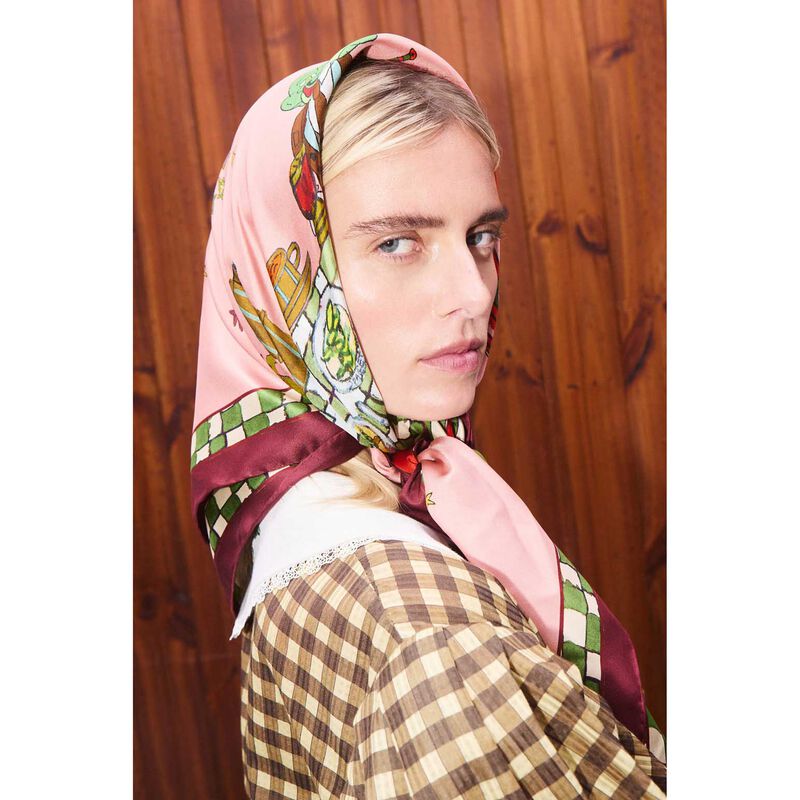 ALÉMAIS Contessa Silk Scarf image number 1