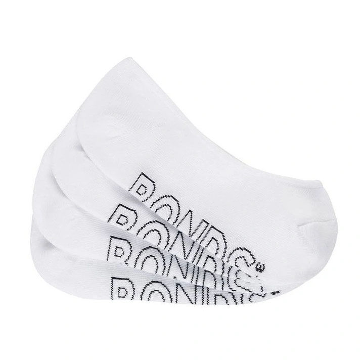 Bonds Logo Light Liner Invisible Socks 4 Pack Ballantynes Department Store