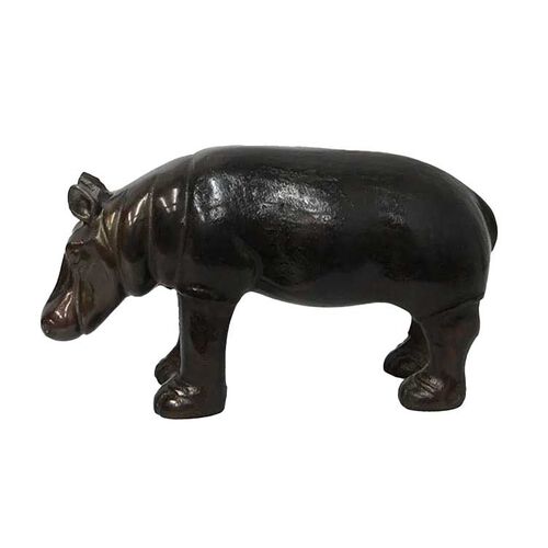 French Country Hippopotamus Oxy Black Small