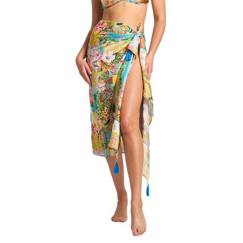 Sunseeker Papaya Trim Sarong
