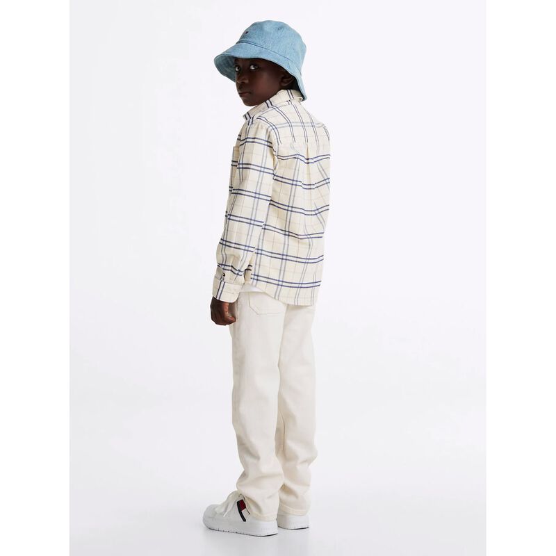 Tommy Hilfiger Mixed Check Regular Fit LS Shirt 8-16Y image number 3