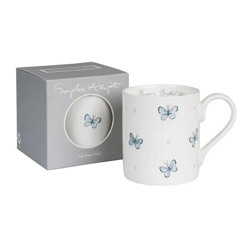 Sophie Allport Mug Standard Butterflies & Dots image number 1
