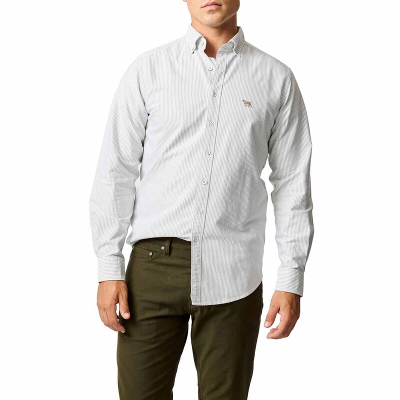 Rodd & Gunn Gunn Oxford Stripe Ls Sports Fit Shirt image number 15
