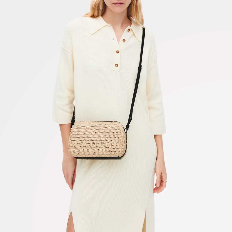 Radley Dukes Place Raffia Medium Ziptop Cross Body image number 1