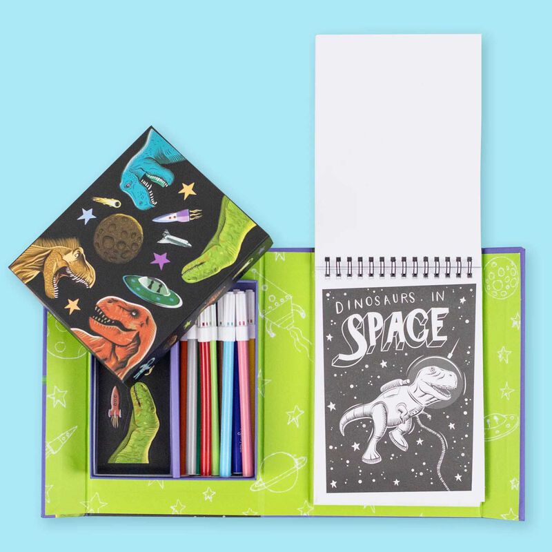 Tiger Tribe Colouring Set - Dinos in Space image number 2