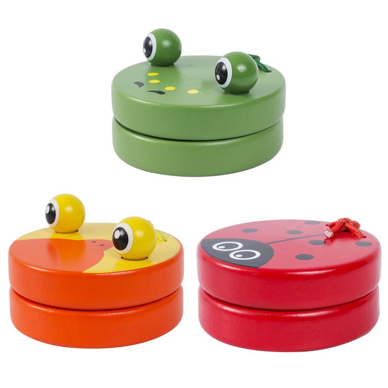 House Of Marbles Wooden Animal Clackers image number 1