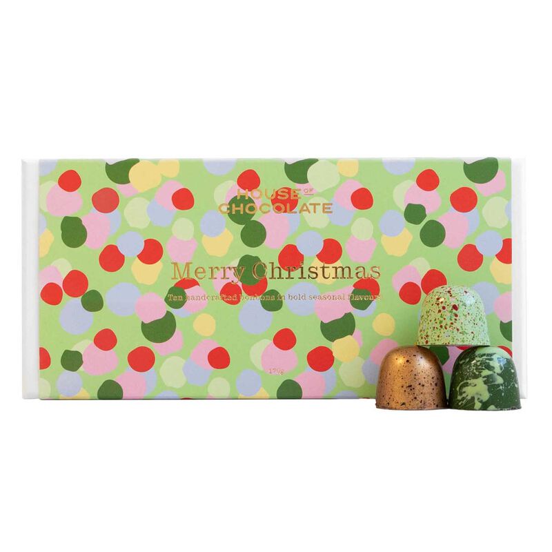 House of Chocolate 10 Piece Christmas Bonbon Selection image number 0