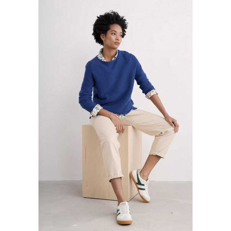Seasalt Cornwall Makers Jumper Washed Marine image number 3