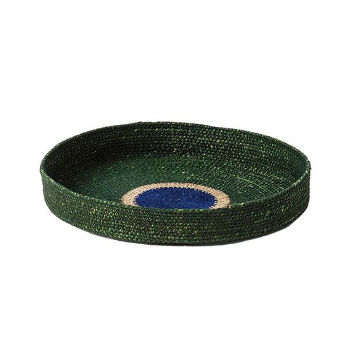 Città Pinto Basket Spirulina/Cobalt 28cmdiax4cmh