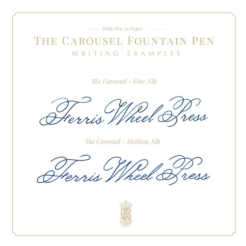 Ferris Wheel Press Fête Chinoise - Serpentine Blooms Fountain Pen Medium image number 2