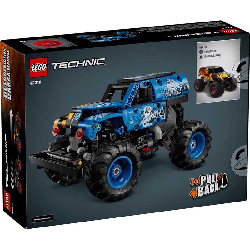 LEGO Technic Monster Jam&trade; Grave Digger&trade; Fire And Ice image number 2