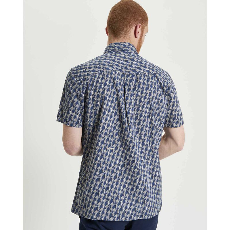 Ben Sherman Block Leaf Print Short Sleeve Shirt image number 1