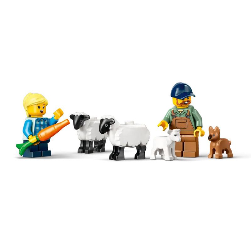LEGO City Red Farm Tractor with Trailer & Sheep image number 2