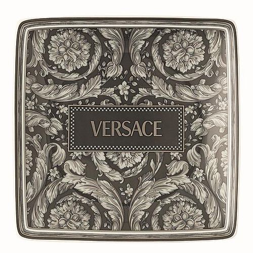 Versace Barocco Square Dish 12cm Haze