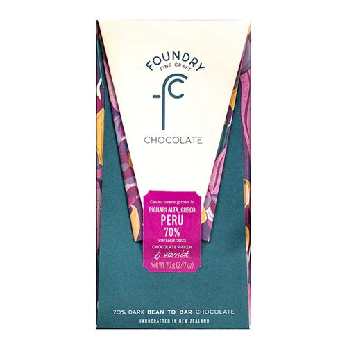 Foundry Chocolate Pichari Alta Cusco Peru 70% 70g