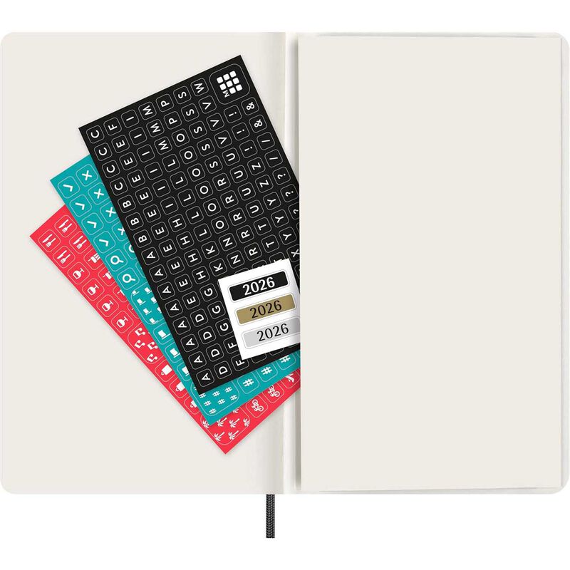 Moleskine Diary 12 Month Weekly + Notes SC Large Black 2026 image number 3