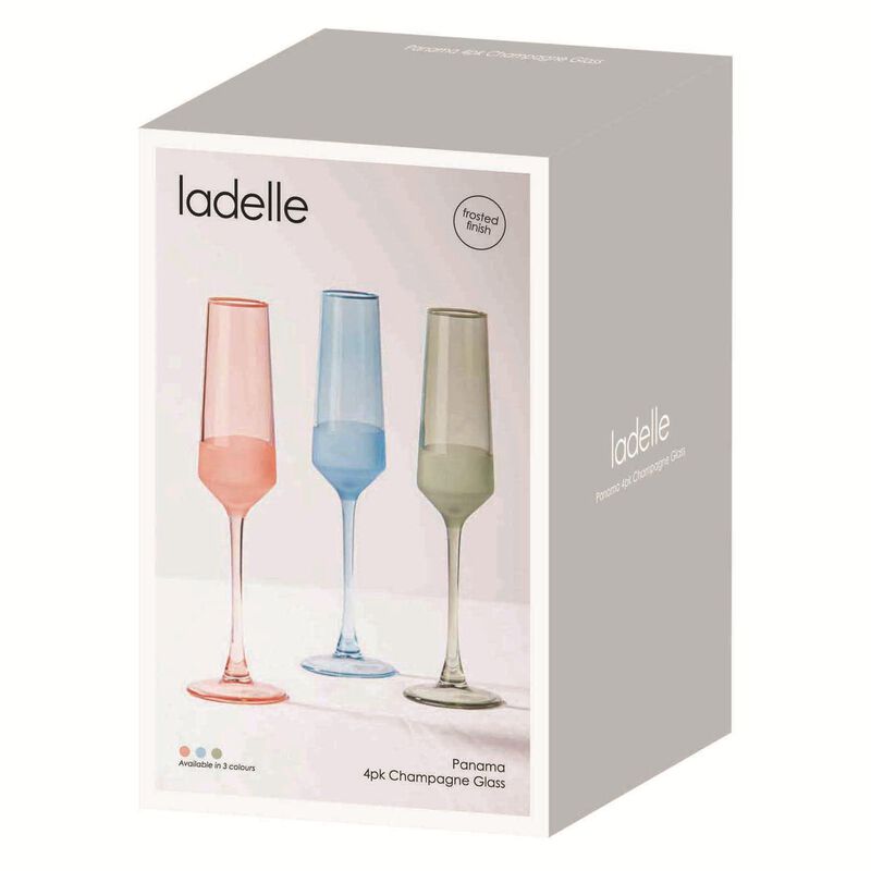 Ladelle Panama Coral 4Pk Champagne Glass image number 2