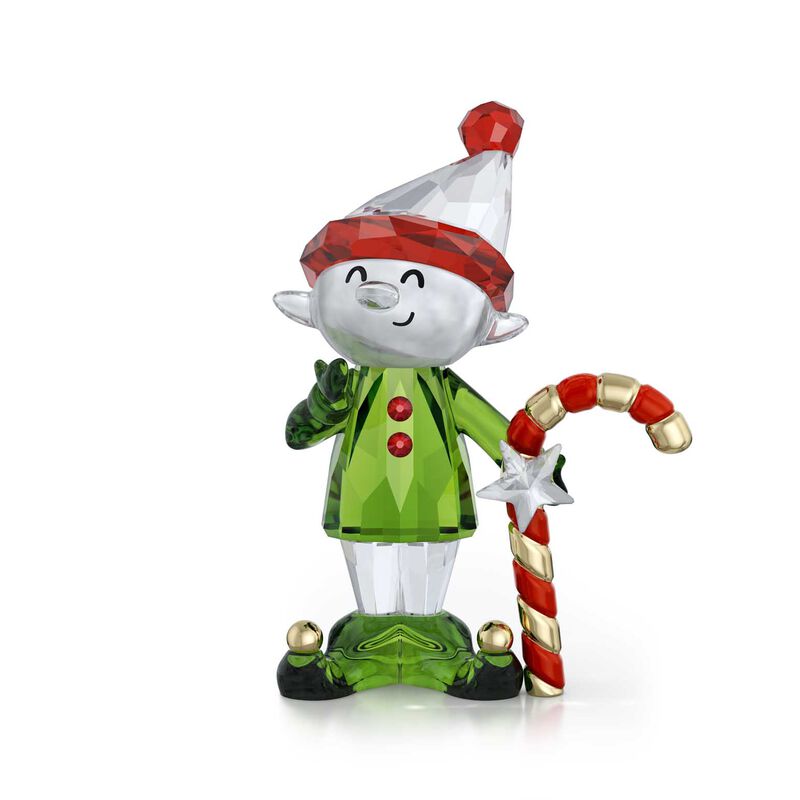 Swarovski Holiday Cheers Dulcis Elf and Candy Cane image number 0
