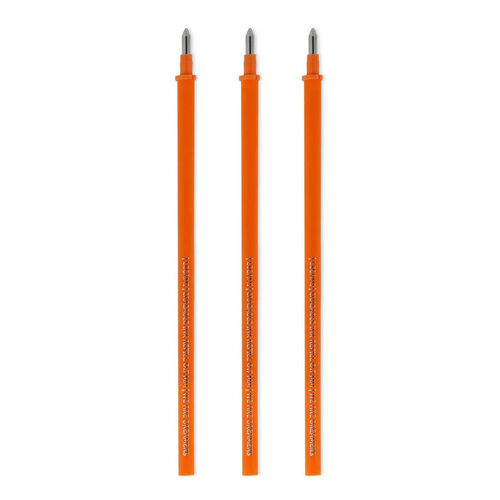 Legami Erasable Gel Pen Refills Pack of 3 - Orange Ink