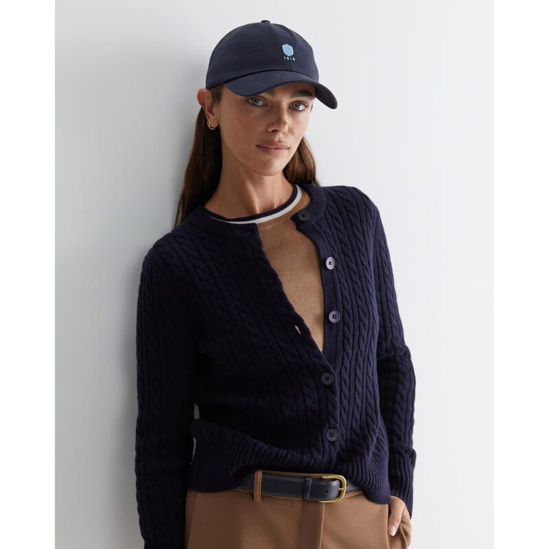 Sportscraft Cable Merino Cotton Cardigan image number 2