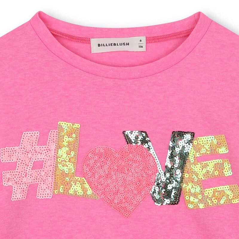 Billieblush LS Sequin Love Tee 8Y-10Y image number 2