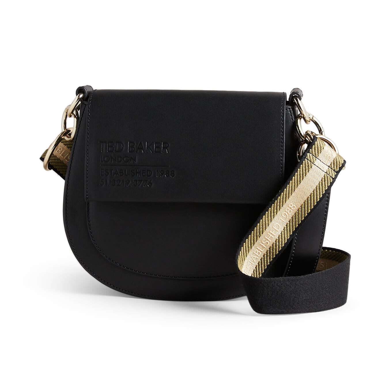 Ted Baker DARCELL Branded Webbing Satchel Cross Body Bag Ballantynes Department Store