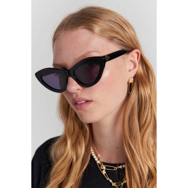 Karen Walker Tundra Black Gold Sunglasses image number 1