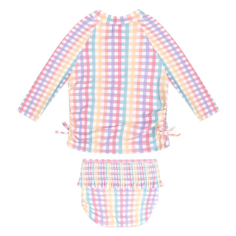 Huxbaby Check 2Pc Swim Set 6M-2Y image number 1