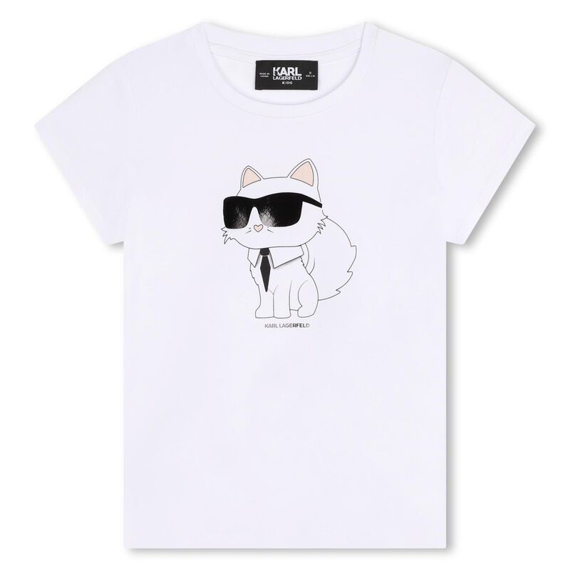 Karl Lagerfeld Graphic T-Shirt 6Y - 8Y image number 3