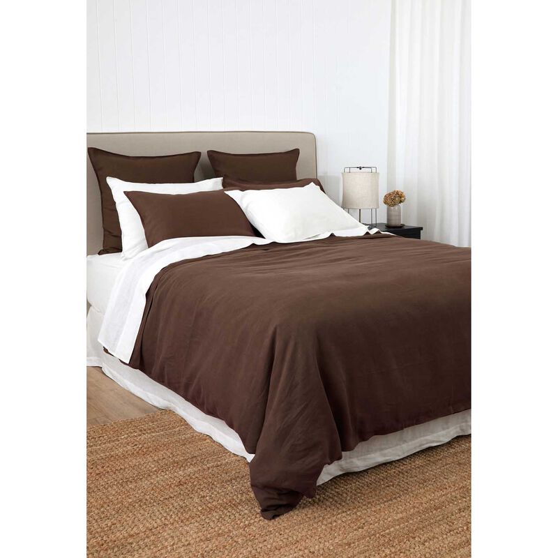 Wallace Cotton Loft Linen European Pillowcase image number 1