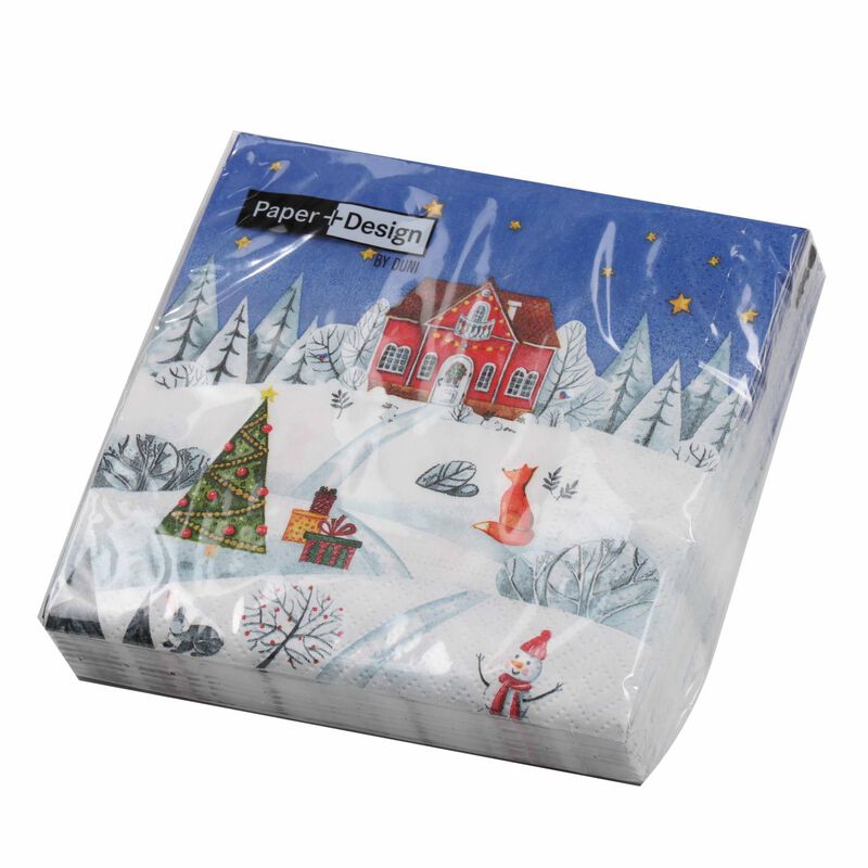 Winter Land Cocktail Napkins image number 0