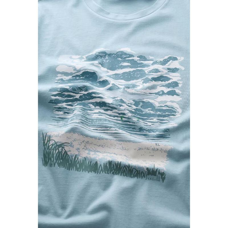 Seasalt Cornwall Men's Midwatch T-Shirt Hendra Sky Limpet image number 2